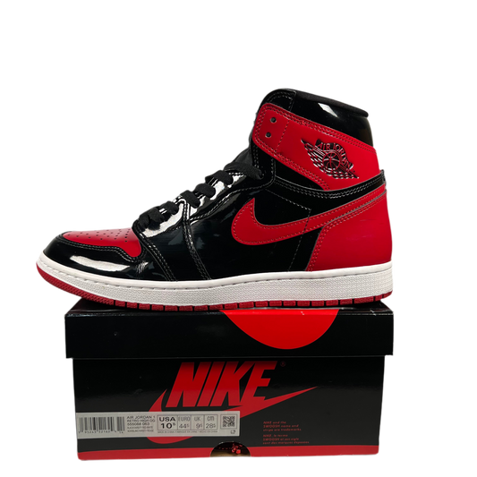 Jordan 1 Patent Bred (2021) Size 10.5 USED s18713