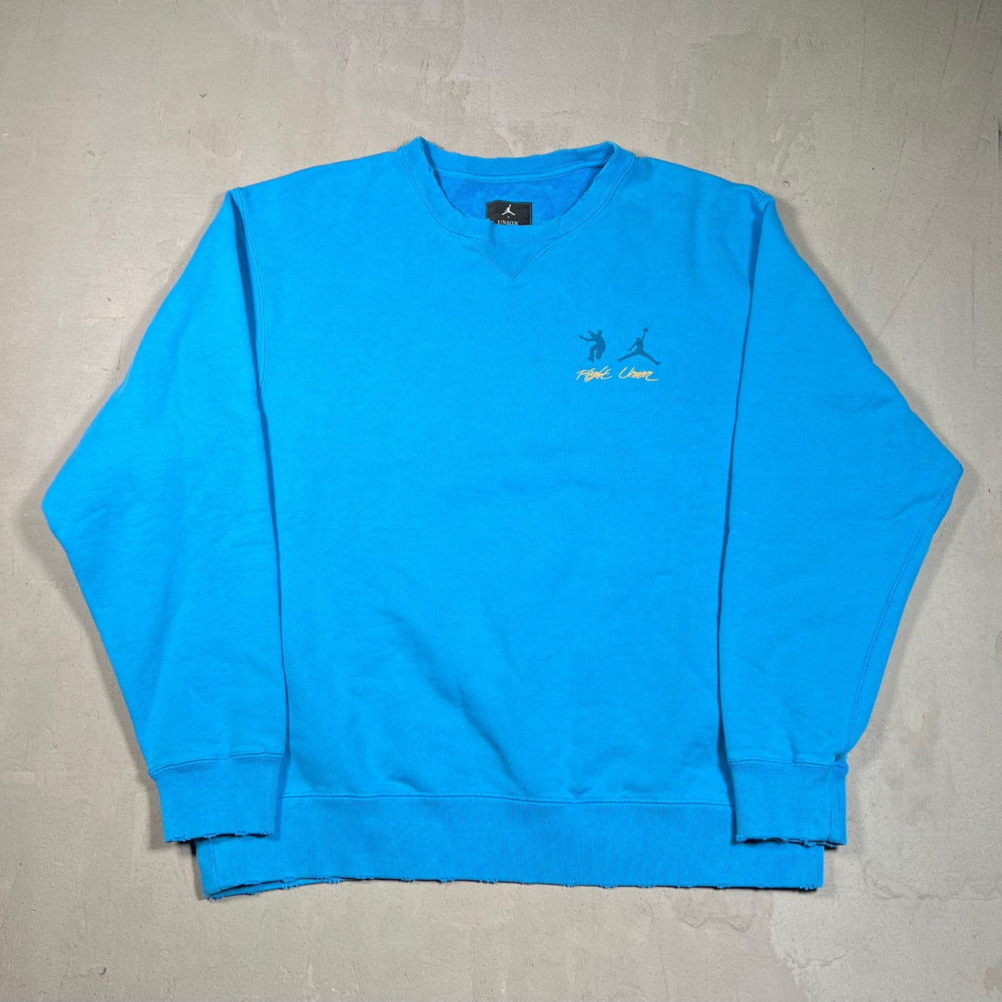 Union LA Jordan Blue Crewneck Size Large NEW x17510
