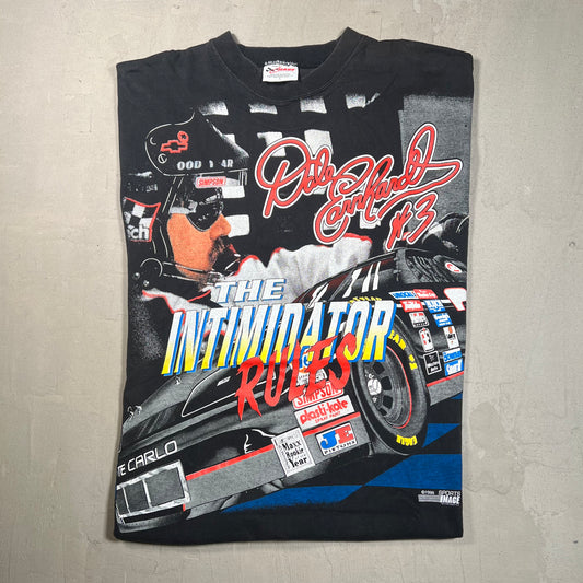 1996 Dale Earnhardt "The Intimidator" Full Print Tee Size Large USED v15734