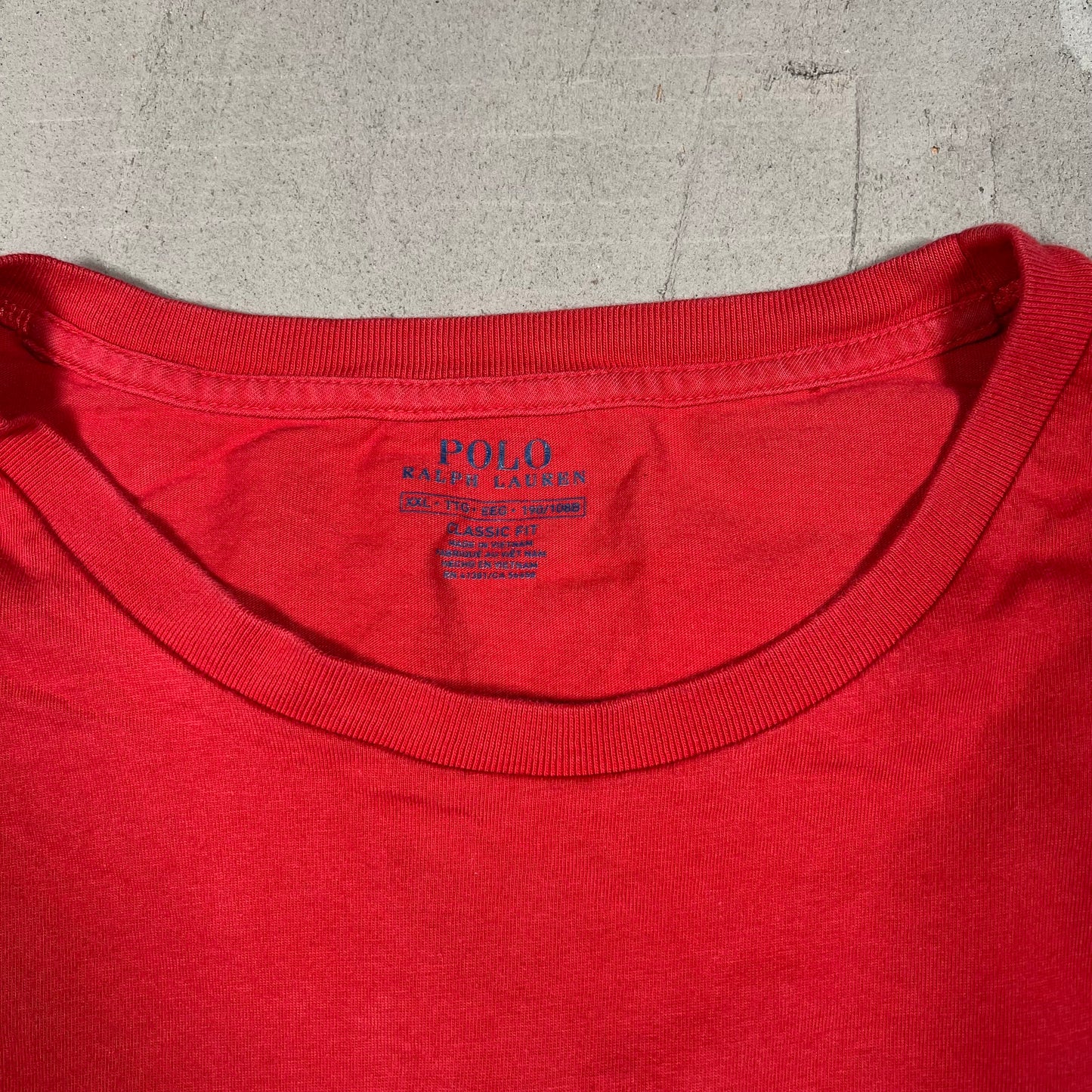 Polo Ralph Lauren Polo 1992 Red Tee Size XXL USED v18940