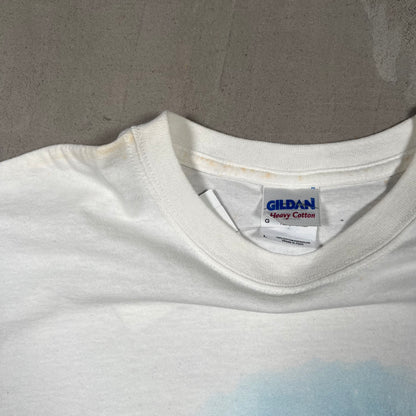 2000 Snow Birds Wildlife Land Trust White Tee Size Large USED v17122