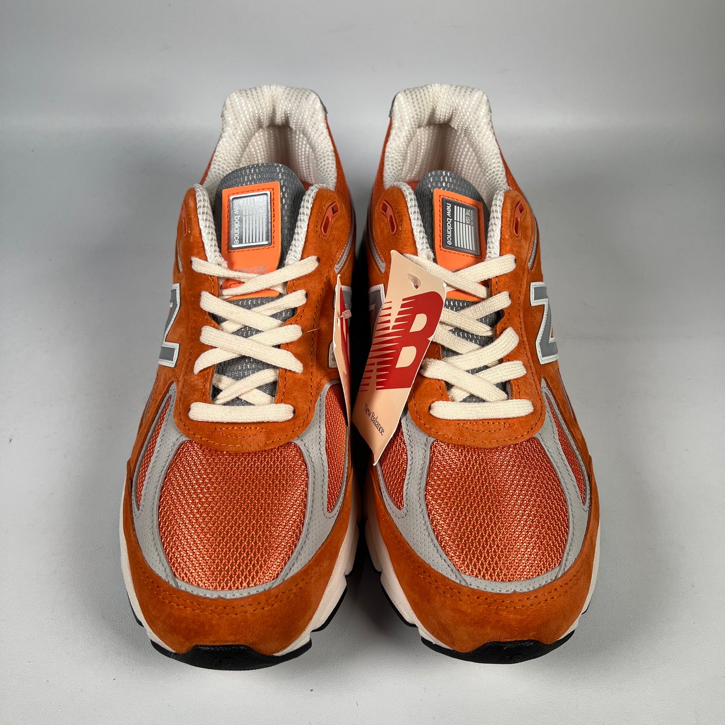 New Balance 990v4 MiUSA Aime Leon Dore Red Clay (2024) Size 10.5 NEW s19551