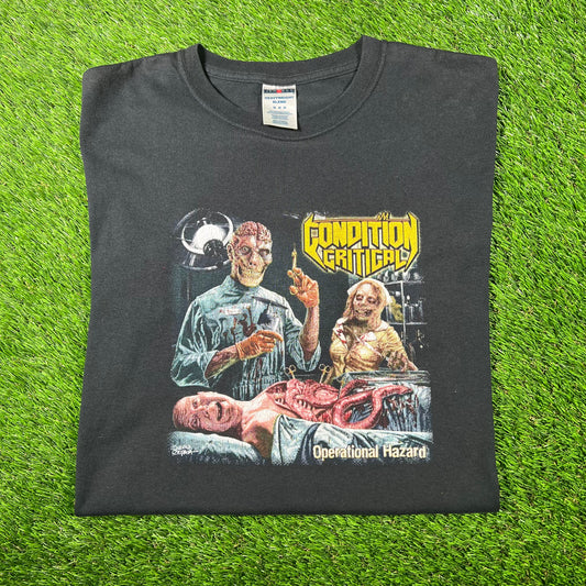 2013 Condition Critical Black Band Tee Size Medium USED v17268