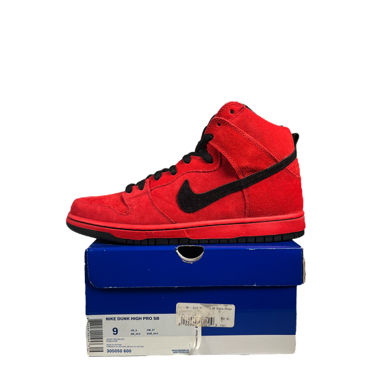 Nike SB Dunk High Red Devil (2011) Size 9 NEW s20380