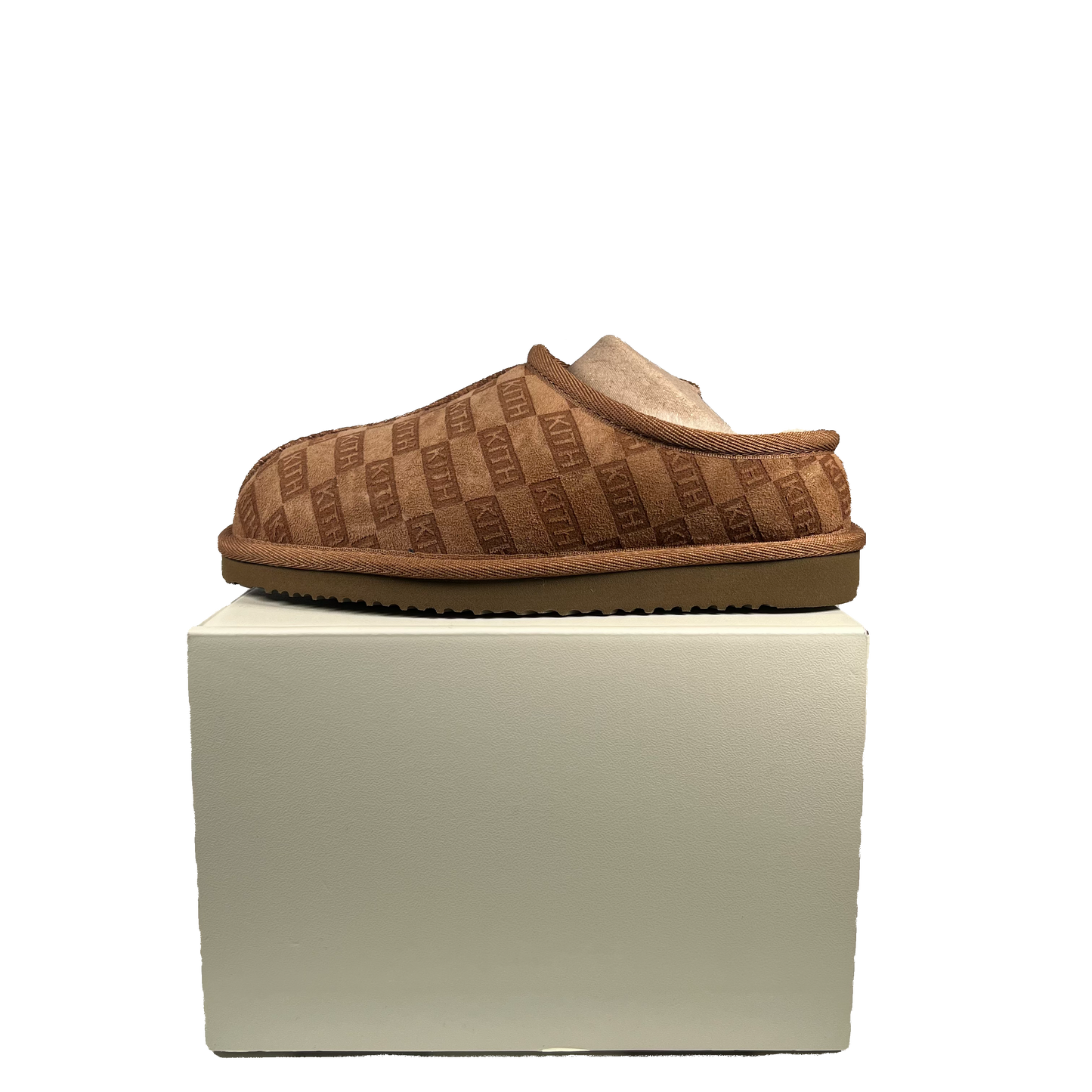 Kith Monogram Shearling Slippers Size 35 (5) NEW s14844