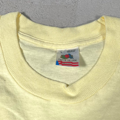 Chicago police tee yellow Size Large USED v14085