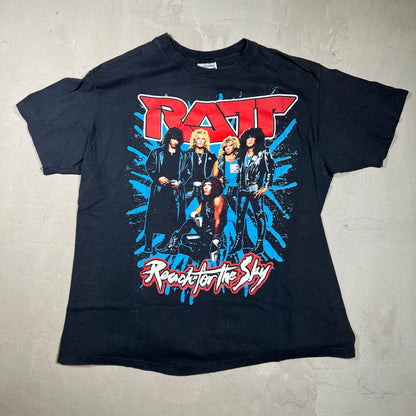 1989 Ratt "Reach for the Sky" Black World Tour Tee SIze Large