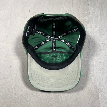 Vertebrae Distressed Green Hat USED x17393
