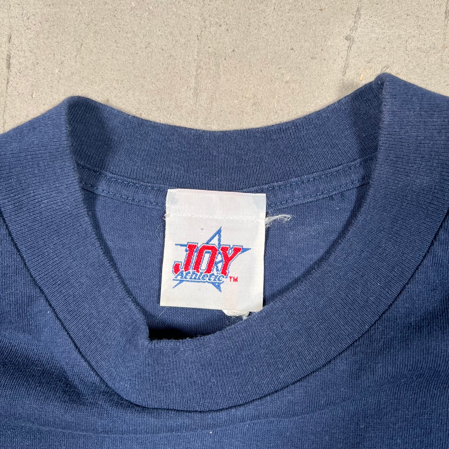 1999 David Cone 27 Up 27 Down Navy Tee Size XL USED v14154