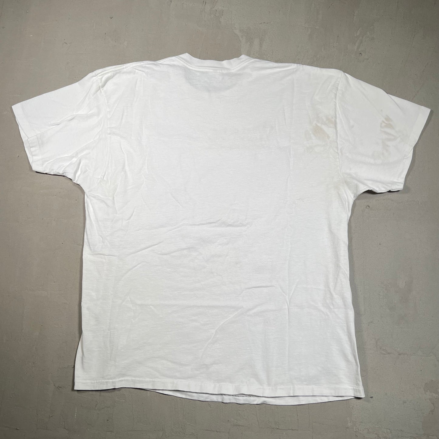 1990s Jesus On The Cross In His Mind White Tee Size XXL USED v19336