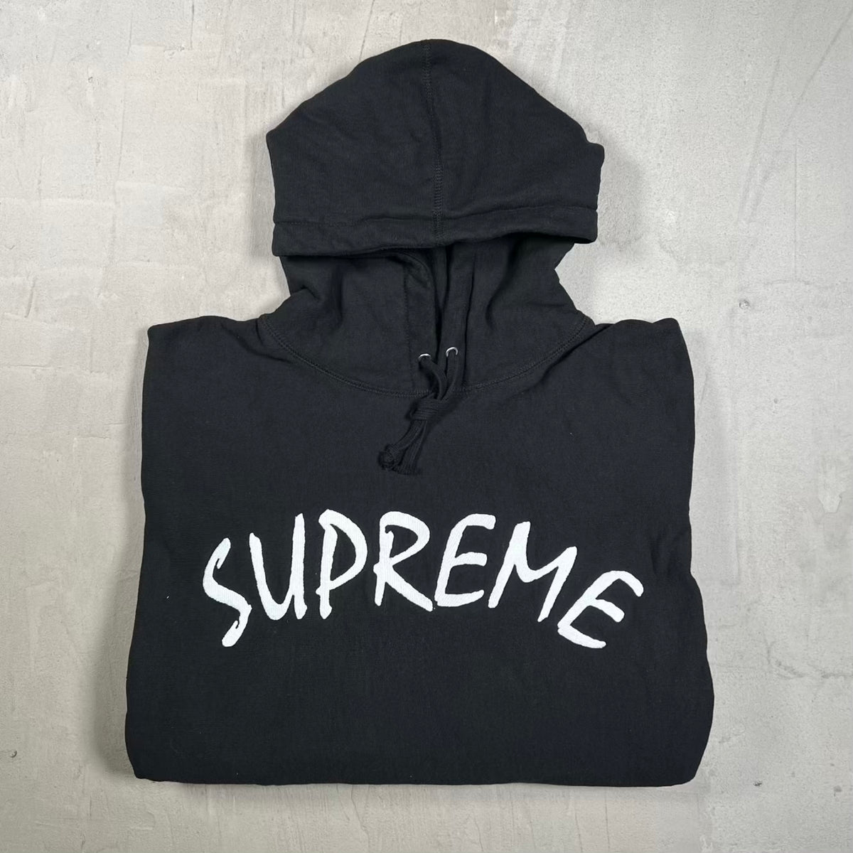 Supreme FTP Arc Logo Black Hoodie (2021) Size Large USED x18945