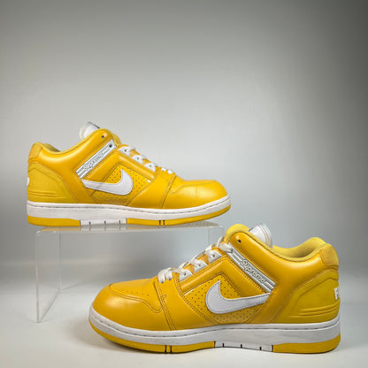 Nike SB Air Force 2 Low Supreme Yellow (2017) Size 10.5 USED s21172