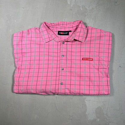 GV Gallery Raspberry Hills Pink Cropped Button Up Thermal Size Small USED x17391