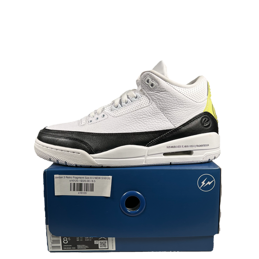 Jordan 3 Retro Fragment (2020) Size 8.5 NEW S16120