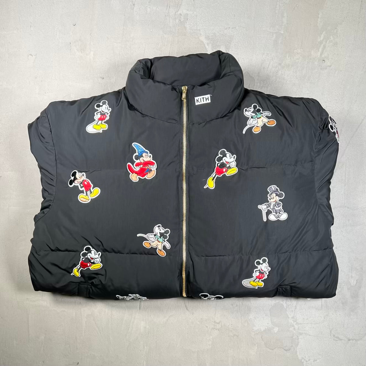 Kith Disney Killington Down Black Puffer Size XXL USED x18843