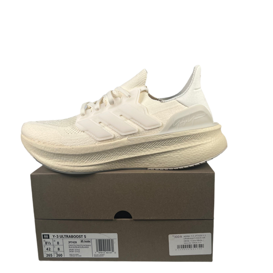 Adidas Y-3 Ultra Boost 5 Off White Wonder White (2024) Size 8.5 NEW s18499