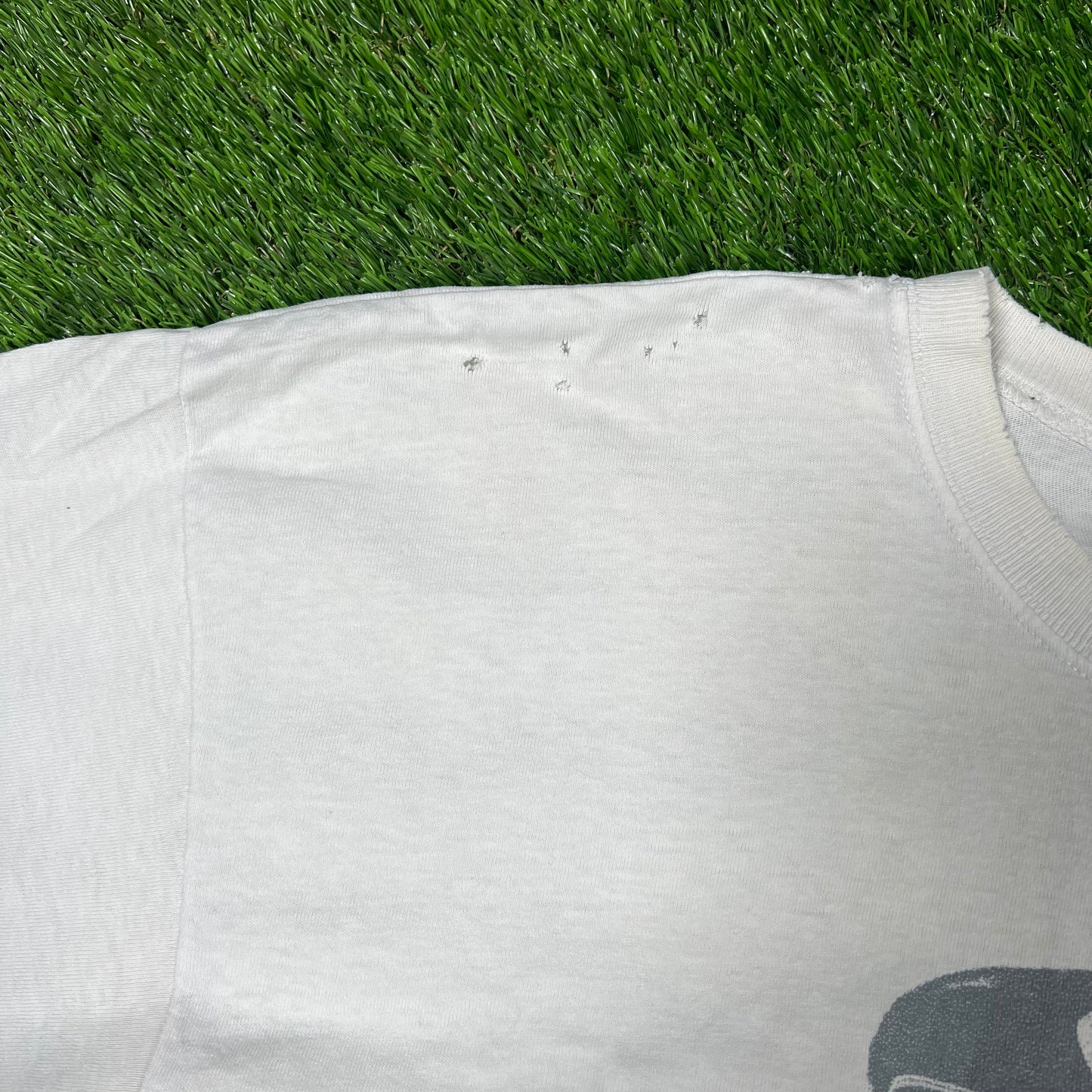 1990s Cleveland State Wrestling White Tee Size Large USED v17341
