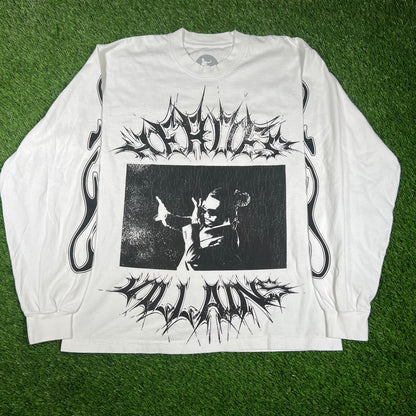 Metro Boomin Heroes and Villians 2022 White Long sleeve Size Medium NEW x14551