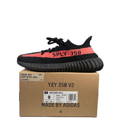 Yeezy 350 Core Black Red Size 9 NEW s13843