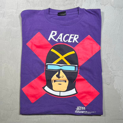 1992 Speed Racer "Racer X" Purple Tee Size Large USED v20305