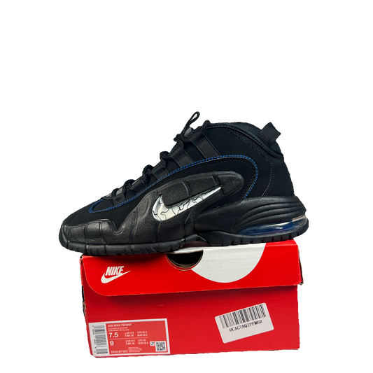 Nike Air Max Penny 1 All Star Black Metallic Silver (2022) Size 7.5 USED s23093