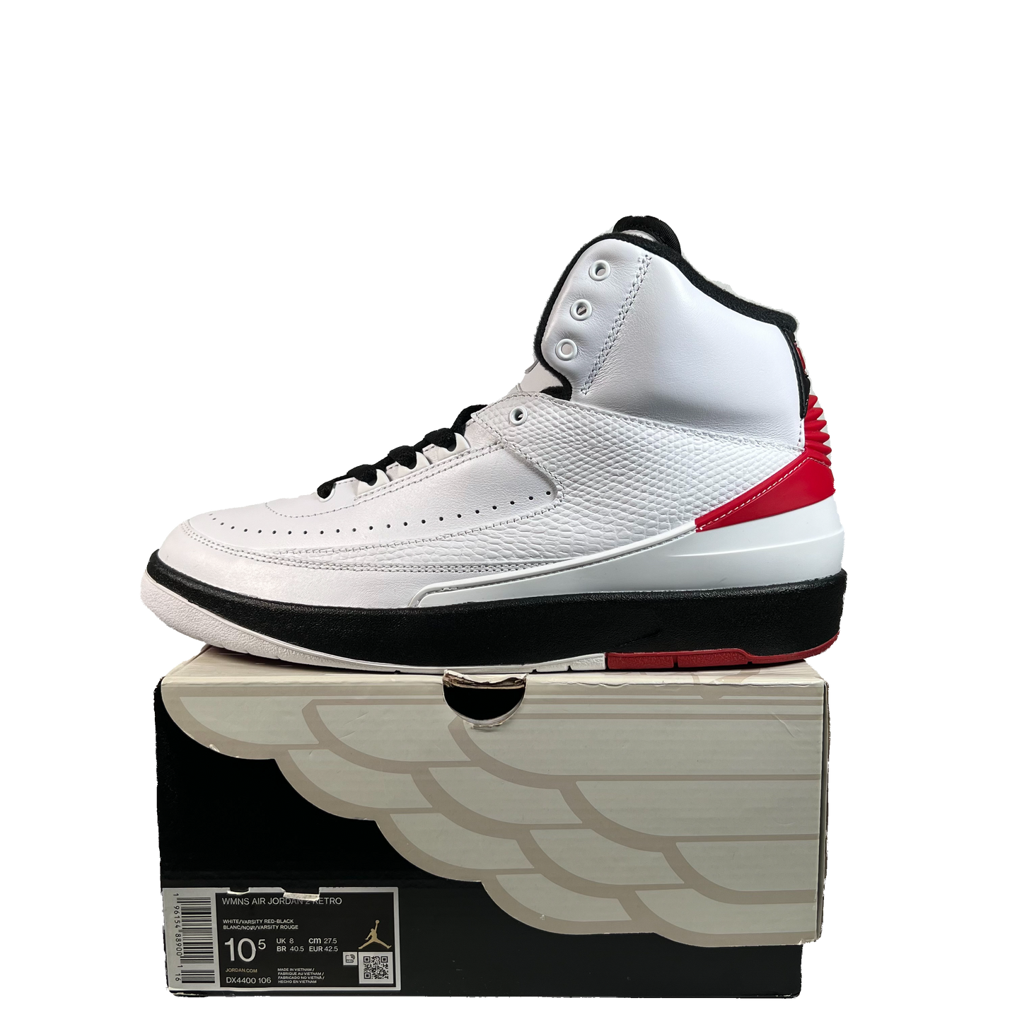 Jordan 2 Chicago (2022) Size 9m / 10.5w NEW s21872
