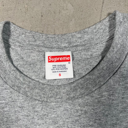 Supreme Grey Arabic Box Logo Tee (2026) Size Small USED x16470