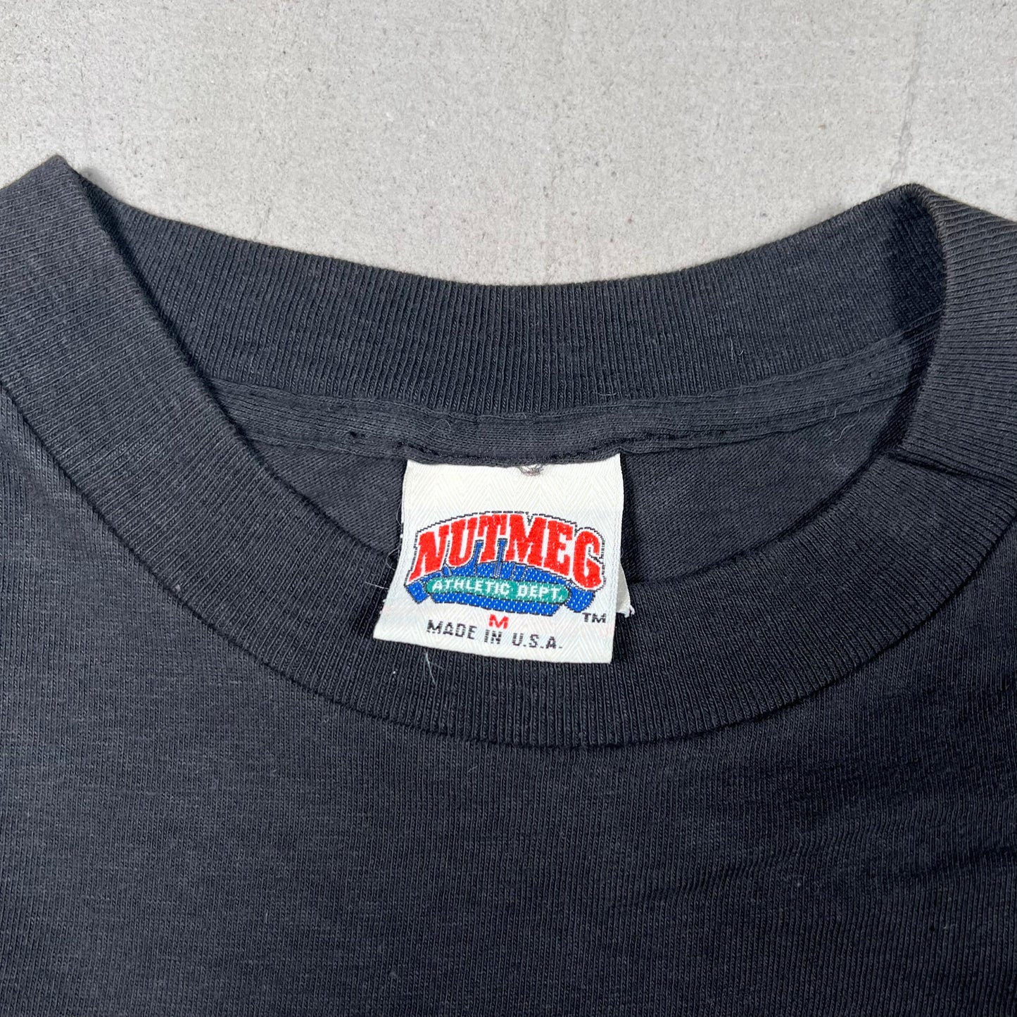 1990s Magic Johnson Stats Tee Nutmeg Tag Size Medium USED v5410