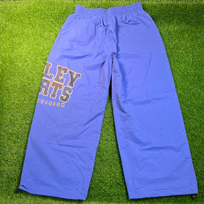 Vale Valley Sport Blue Nylon Pants Size Large NEW x16814
