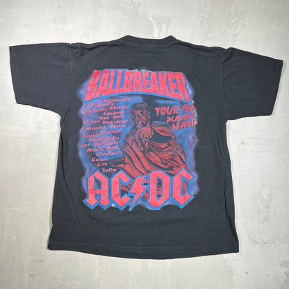 1996 ACDC Ball Breaker Tour Black Tee Size Large USED v20157