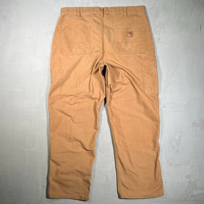 Carhartt Khaki Workwear Pants Size 36x30 USED v20360