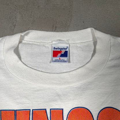 1990s Nascar Terry Labonte White Racing Tee Size Large USED v19175