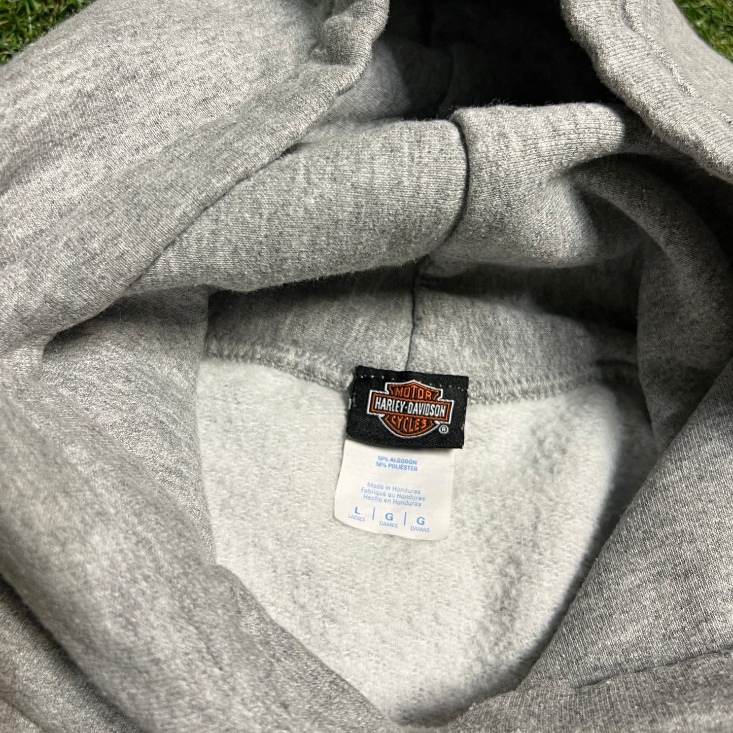 2024 Harley Davidson V Twin Morris Plains NJ Grey Hoodie Size Large USED v16283