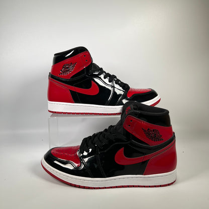 Jordan 1 Patent Bred (2021) Size 10.5 USED s18713