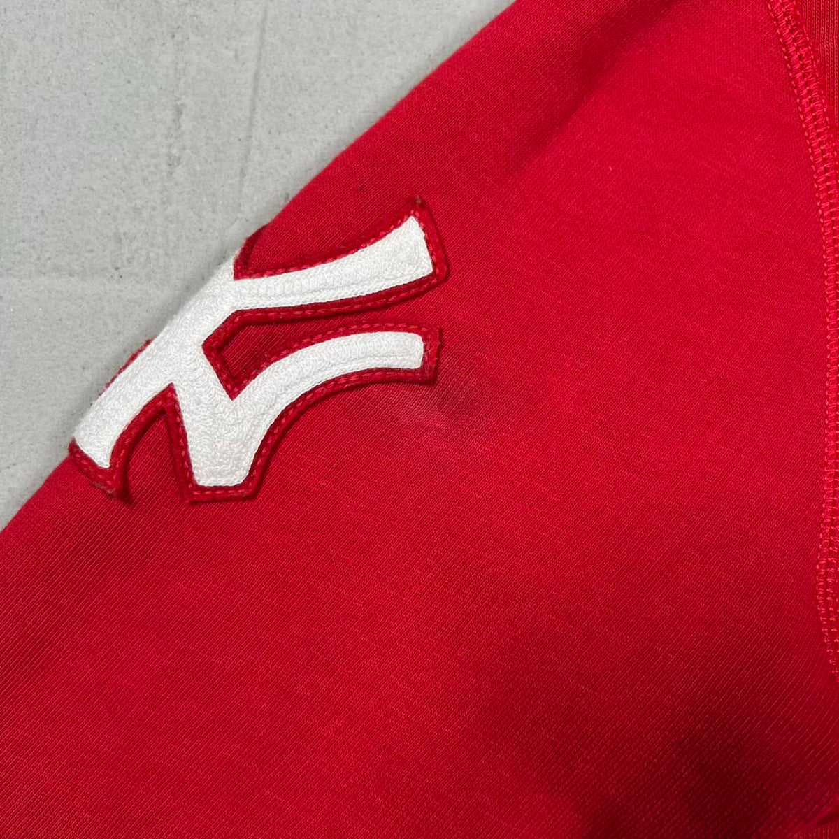 Polo Ralph Lauren Yankees Ralph Red Hoodie (2021) Size Medium USED x18975