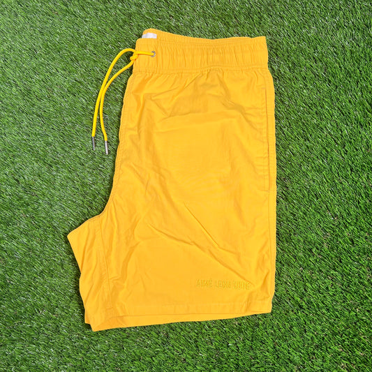 Aime Leon Dore ALD Yellow Shorts Size Small USED x14574