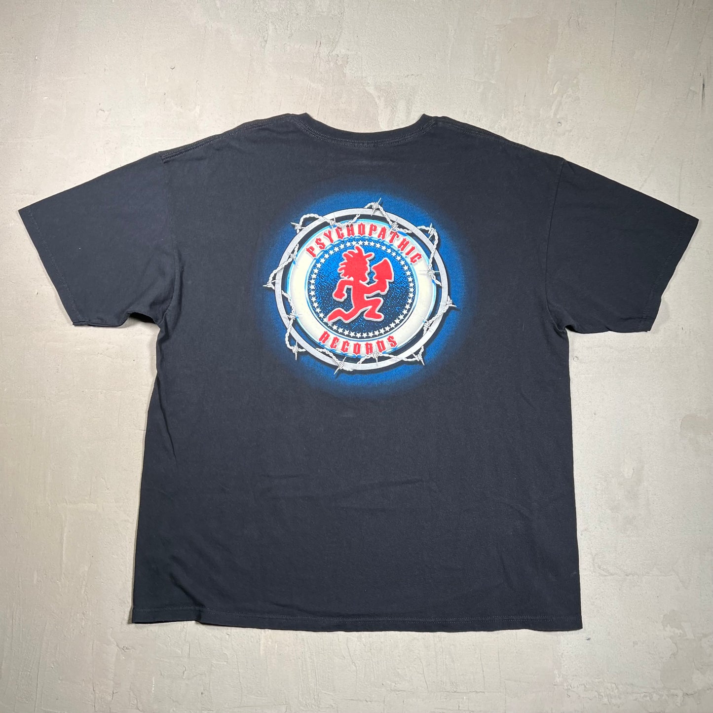 Y2K Insane Clown Posse ICP Wraith for President Black Tee Size XL USED v19453