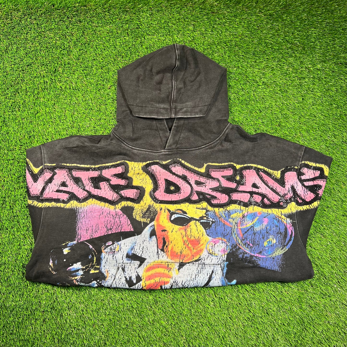 Vale Camel Black Bling Pullover Hoodie Size Small NEW x16570