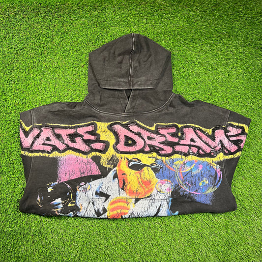 Vale Camel Black Bling Pullover Hoodie Size Small NEW x16570