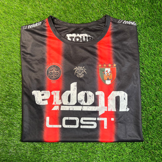 Travis Scott Italy Black/Red Jersey Size Large USED x16973