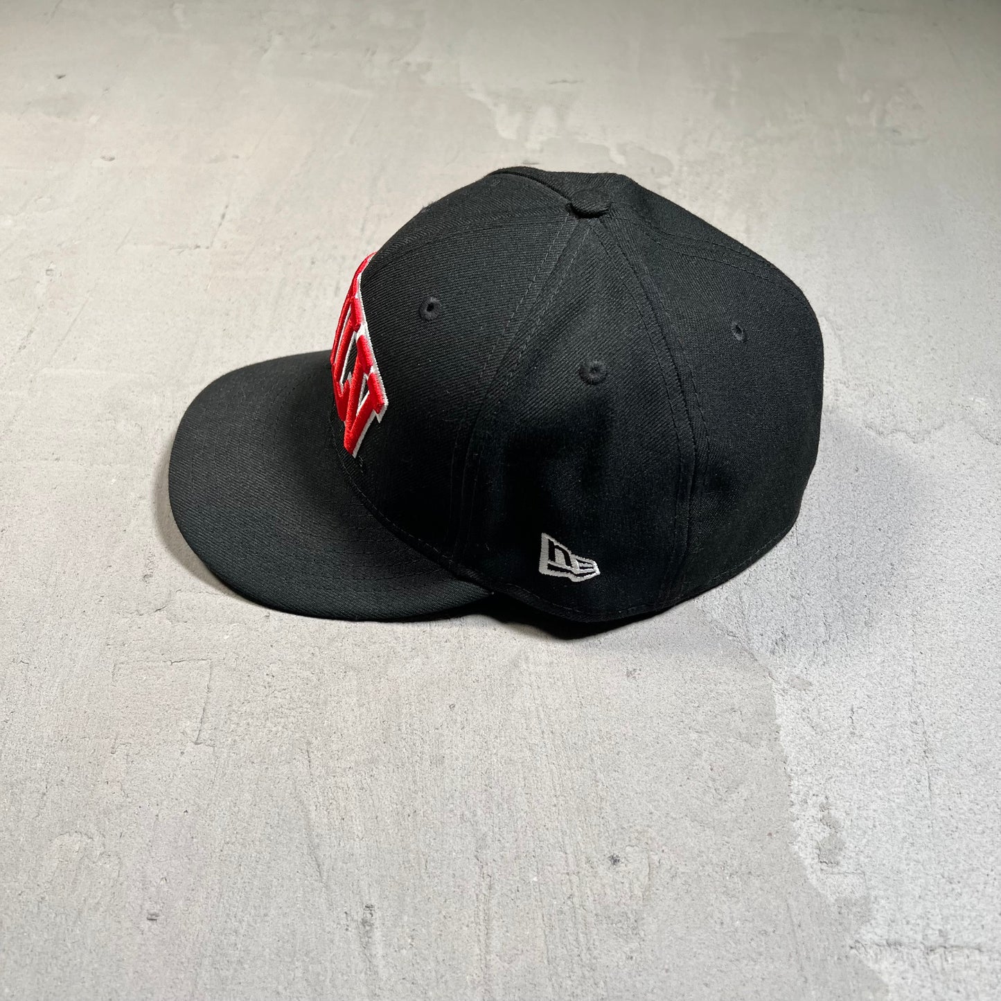 New Era UNLV National Champs 1990 Black Fitted Size 7.5 USED v19605