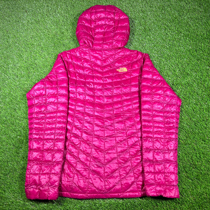 Women's North Face Purple Jacket Size Medium USED v16881