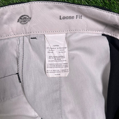 Dickies Straight Leg Black Pants Size 44x30 USED v18070