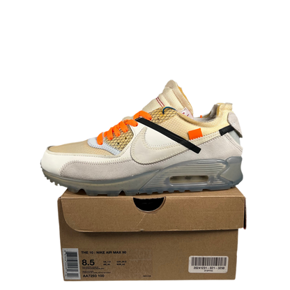 Nike Air Max 90 Off-White (2017) Size 8.5 USED S17988