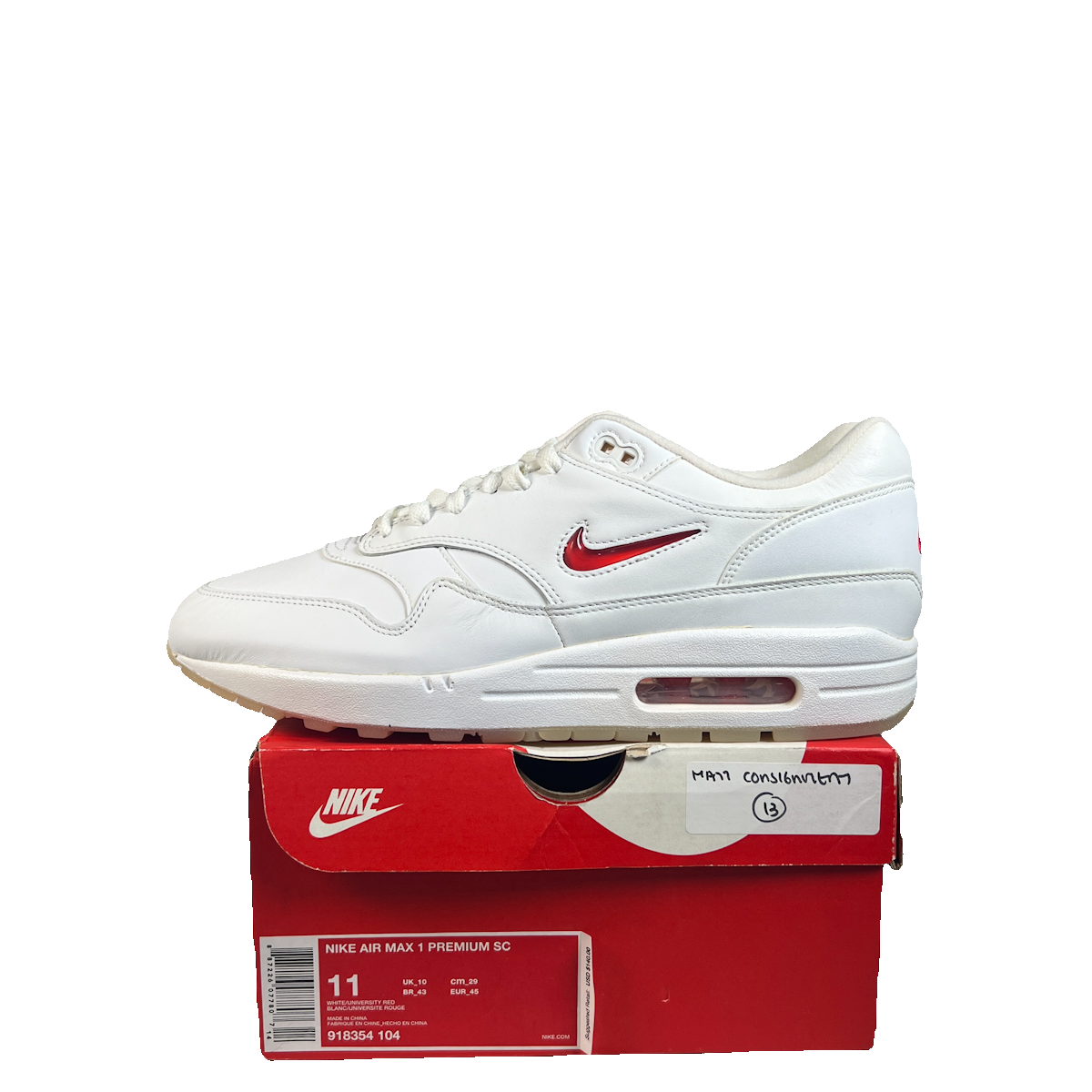 Nike Air Max 1 Jewel Rare Ruby (2017) Size 11 NEW s22834