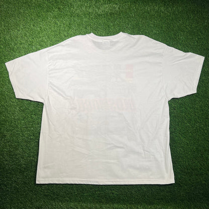 2001 Hurst Hary Oldsmobile Racing White Tee Size XXL USED v18703