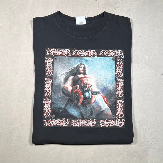 Spiderrr Blade Black Longsleeve Tour Tee Size XL USED v19095