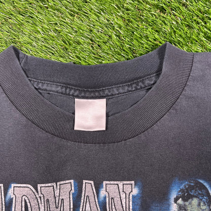 2001 Undertaker "Deadman Inc." Black Tee Size Small USED v17373