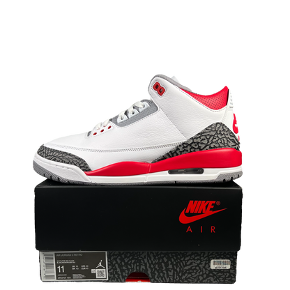 Jordan 3 Fire Red (2022) Size 11 USED s19691