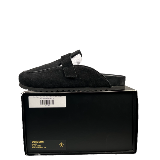 Shoe Sugon Black Mule Slippers Size 10 NEW s17247